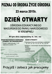 23 marzec - Dzie otwarty